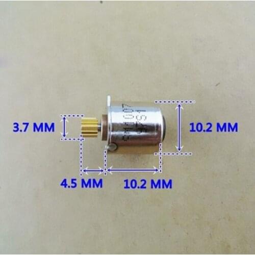 1PC DC Mini motor Micro stepper motor 10MM stepper motor with division bar