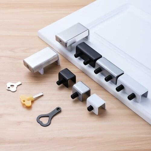 1pcs Baby Security Lock Window Sliding Door Restrictor Punch-free Anti-theft Key Lock Child Protection Home Hardware Accessories