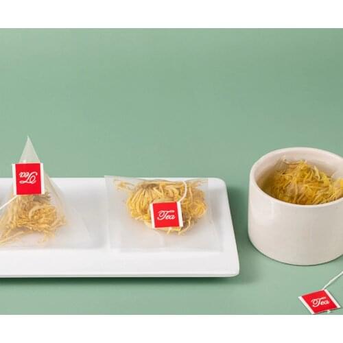 100pcs/lot New Nylon Empty Tea Infuser Bag Herb Spice Filter Strainer Bags With String Household Teabags 5*6cm 5.8*7cm 6.5*8cm