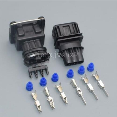 3 Pin 282191-1 282729-1 3.5MM Car Waterproof Fuel Lnjector Auto Connector EV1 Car Power Timer Connector Sensor Plug 1-962581-1