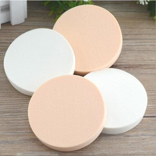 300Pcs/lot 9x1.5CM Skin Cosmetic Puff Beauty Large Round Wet And Dry Sponge Powder Puff Photo Studio Makeup Accessories HA2392