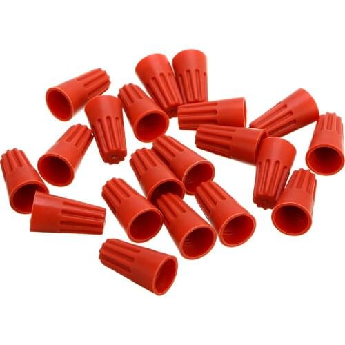 70Pcs/set Assorted Wire Twist Connectors Nut Terminals Cap Rotating Kit Electrical Supplies Red Yellow Blue Orange