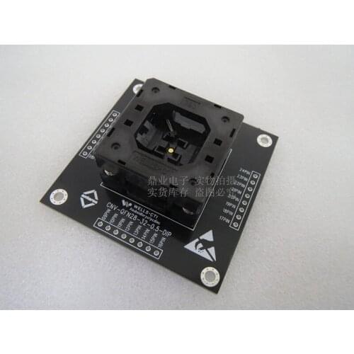 Opentop 790-42032-101T QFN32/DIP32 5*5MM spacing 0.5mm IC Burning seat Adapter testing seat Test Socket test bench