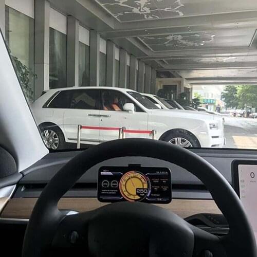 Car 15W Steering Wheel Wireless Charger Phone Panel for Tesla Model 3 Y Fast Wireless Charging Pad Holder