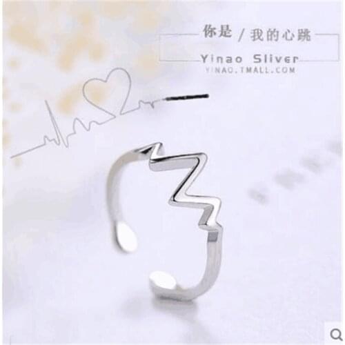 Bohemian Vintage Silver Color Geometric Rings For Women Gift Bijoux Adjustable Finger Antique Engagement Rings Anillos