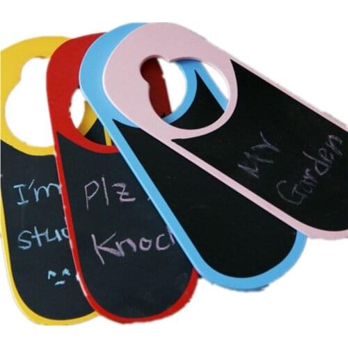 Wooden small blackboard retro coffee shop home office message board childrens drawing board double-sided small blackboard hangi