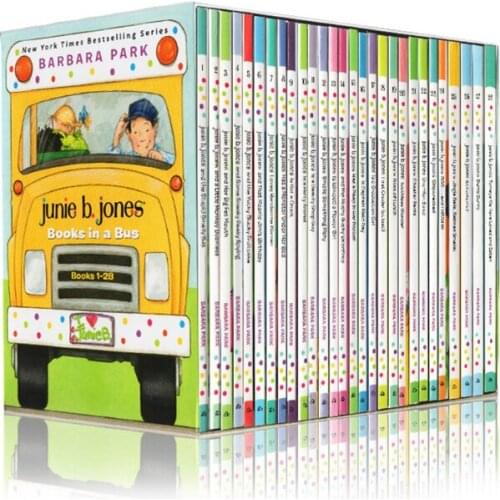 5-12 year Childrens English story book Junie B Jones english picture book help child be reader early education book 28pc/set