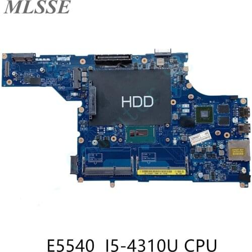 For DELL E5540 Laptop Motherboard 0NX5K2 CN-070KNT 070KNT 70KNT I5-4310U CPU GT720M 2GB GPU VAW50 LA-A101P 100% Tested