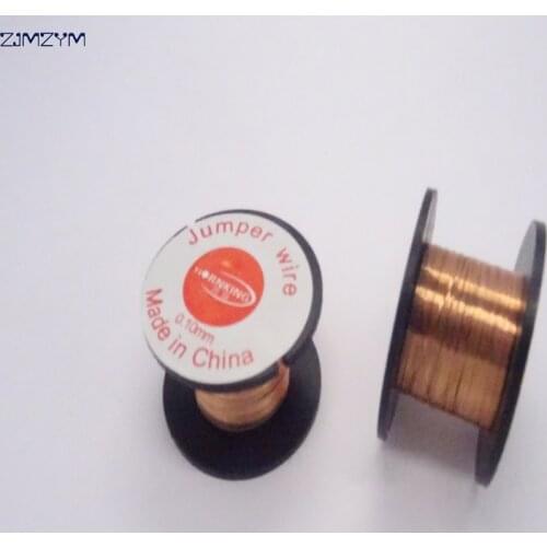 1PC copper Soldering Wire 0.1mm PCB Link Jumper Wire Maintenance Jump Line for Mobile Phone Computer PCB Welding Repair Tool