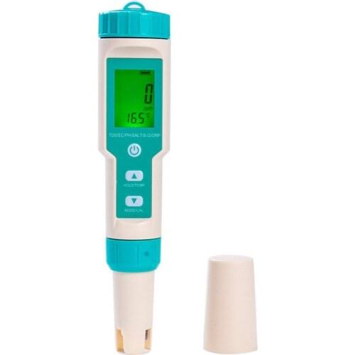 Multifunctional Water Quality Test Pen Digital 7 In 1 PH/TDS/EC/ORP/Salinity /S.G/Temperature Meter Water Quality Monitor Tester