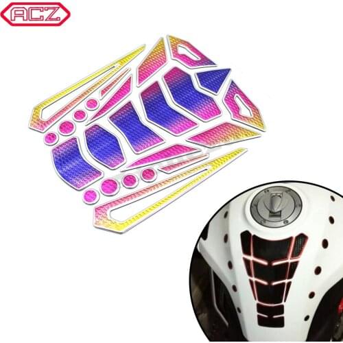 Motorcycle 3D Cool Colorful Stickers Tank Pad Sticker Case for Yamaha Honda Suzuki Kawasaki BMW