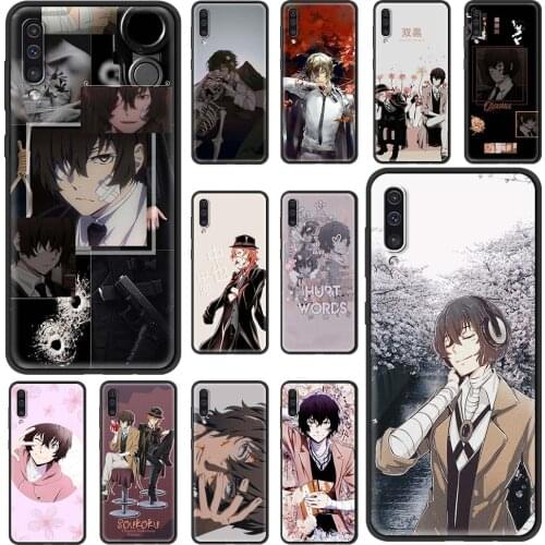Soft Phone Case for Samsung Galaxy A21S A51 A71 A50 A70 A31 A41 A12 A02S A72 Shockproof Coque Shell Bungo Stray Dogs