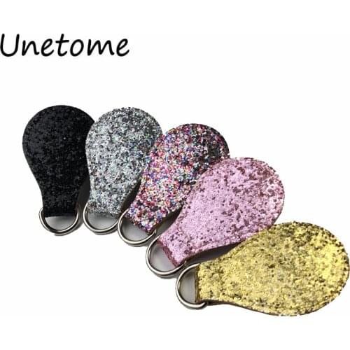 New 4pcs shiny colorful PU Leather Handles Drop Drops for Classic Mini O Bag Obag EVA handbag hand bag accessories