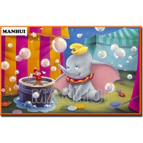 NEW Diamond Embroidery Animal elephant DIY Diamond Painting Mosaic cross stitch Picture From Photos Painting MH507