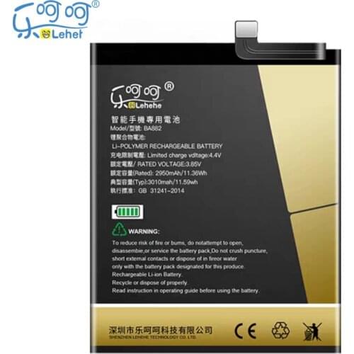 New Original LEHEHE Battery for Meizu 16 16TM 16TH BA882 3010mAh Smartphone Bateria Replacement with Tools Gifts