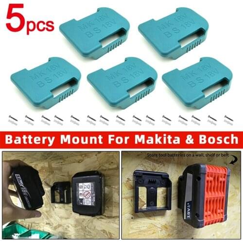 Battery Storage Rack For Makita&Bosch Fixing Devices Battery Mounts Storage Bracket for Miwaukee Holder Case for Dewalt Stand