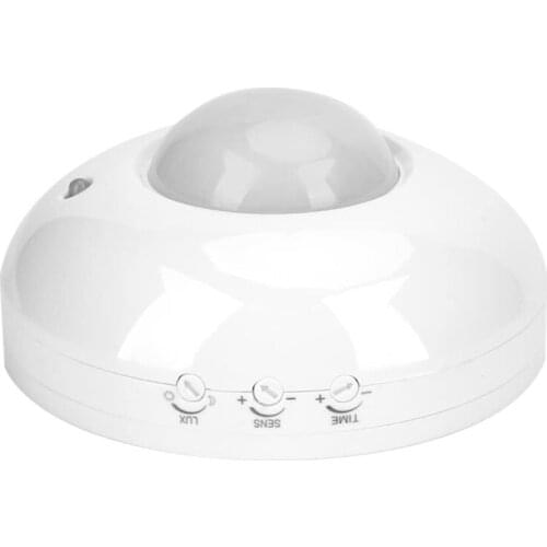 Top Motion Detector LED Light Human Motion Infrared Detector 360 degree Ceiling Installation Corridor Bathroom Ceiling