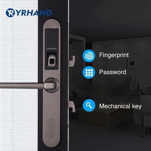 Waterproof Sliding Gate Fingerprint Lock Digital Electronic Door Lock, Sliding door lock in 304 Stainless steel