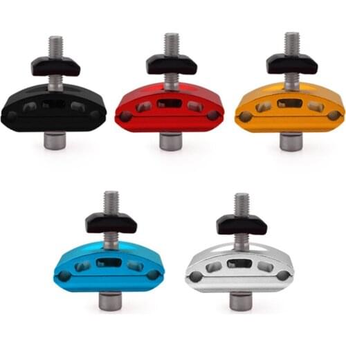 2021 Bicycle Seatpost Clamps Aluminium Alloy Seat Tube Adapter Screw Connector Chuck and Slide Fixing Clip Accessories N66