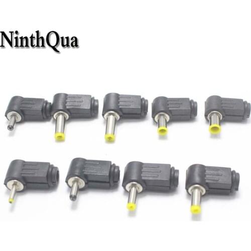2pcs 5.5*2.5 2.5*2.1 4.8*1.7 4.0*1.7 3.5*1.35 3.5*1.1 2.5*0.7 5.0*3.0 6.5*4.4mm 90 Degrees DC Power Plug for OD5.0mm Cable