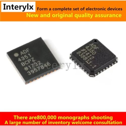 2Pcs ADF4350BCPZ ADF4350 ADF4351BCPZ -RL7 ADF4351 LFCSP/VFQFN-32 VCO Broadband Frequency Synthesizer Chip IC Can Match Bom List