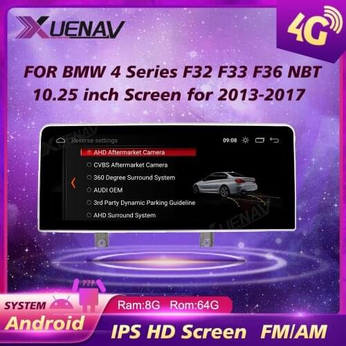 Android Car Stereo GPS Navigation For BMW 4 Series 2013-2017 F32 F33 F36 NBT System Car Multimedia Player Radio 8 core Head Unit