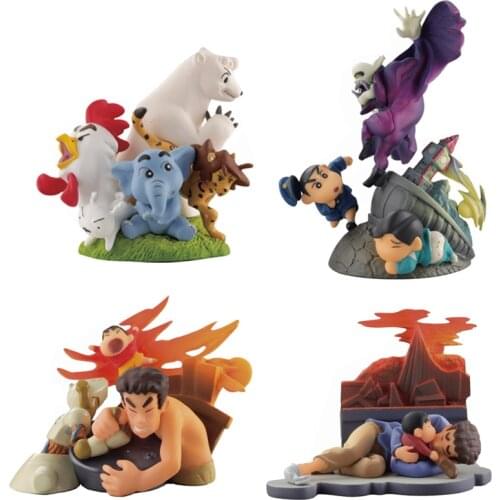 Bandai Genuine Gashapon Crayon Shin-chan Theater Version Vol.1 Nohara Hiroshi Anime Action Figure Model Ornaments Gacha Toys