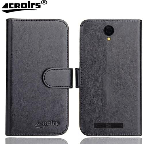 For Philips S260 Case 5.45" 6 Colors Flip Soft Leather Crazy Horse Phone Cover Stand Function Cases Credit Card Wallet