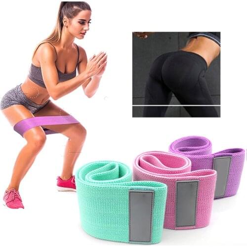 Fitness Hip Loop Resistance Bands Anti-slip Squats Expander Strength Rubber Bands Yoga Gym Training Braided Elastic Band