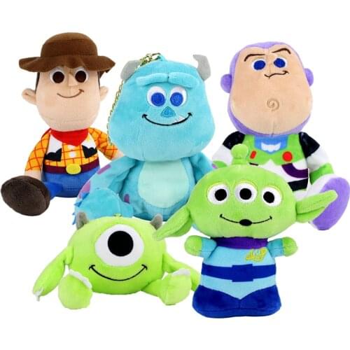6styles Toy Story Plush Toys Woody Buzz Lightyear Hamm Pig Soft Stuffed Plush Dolls Pendants For Gift