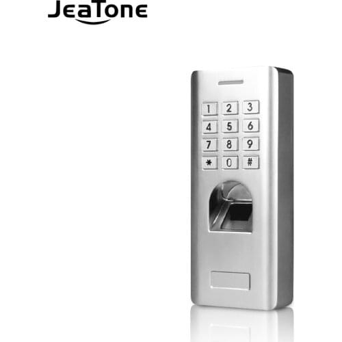 JeaTone Fingerprint Access Control Keypad Reader Outdoor IP68 Waterproof 26 Output DC12V Door Lock/Gate Opener(No RFID Function)
