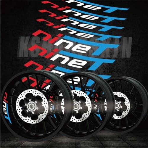 Best selling modified motorcycle personality creative wheel accessories reflective interior side decals for HONDA NINET
