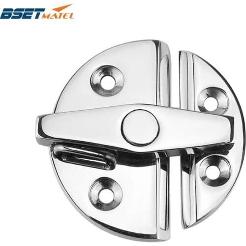 Marine Grade Stainless Steel 316 Boat Door Cabinet Hatch Round Turn Button Twist Catch Latch Marine Hardware Accessories