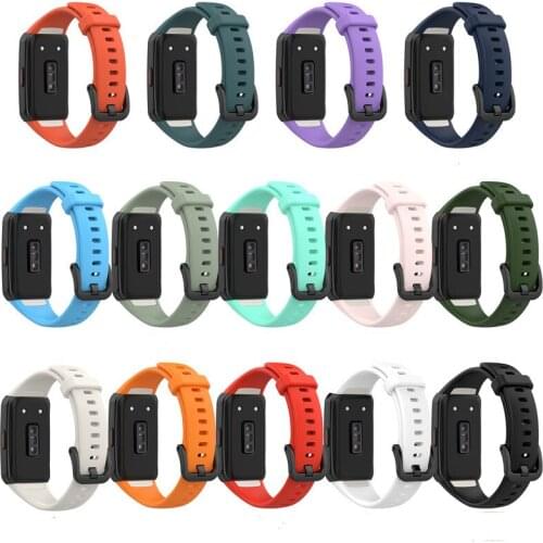Soft Silicone Sport Straps For Huawei Honor Band 6 Replacement Wristband Bracelet For Honor Band 6 Watch Strap