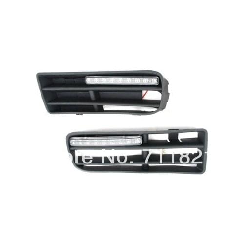 Lower Side Air Vent Grille With LED DRL For Volkswagen For VW Golf MK4