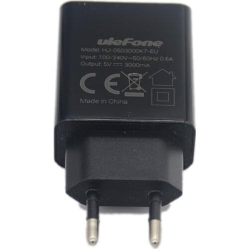New Original Ulefone Power 3, Power 3S AC Adaptor 5V 3A Travel Wall Charger EU Plug Adapter Replacement for Power3 Phone