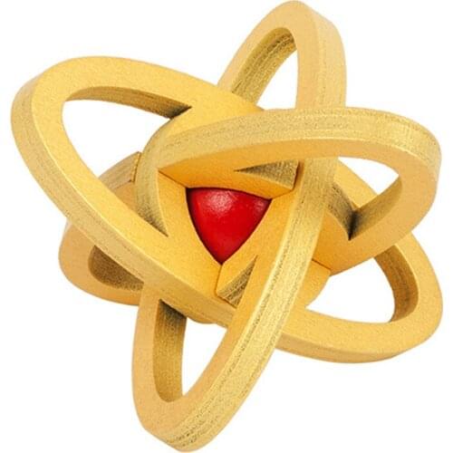 New Design IQ Brain Teaser Kong Ming Lock 3D Wooden Interlocking Burr Puzzles Game Toy Wood Small Size For Adults Kids