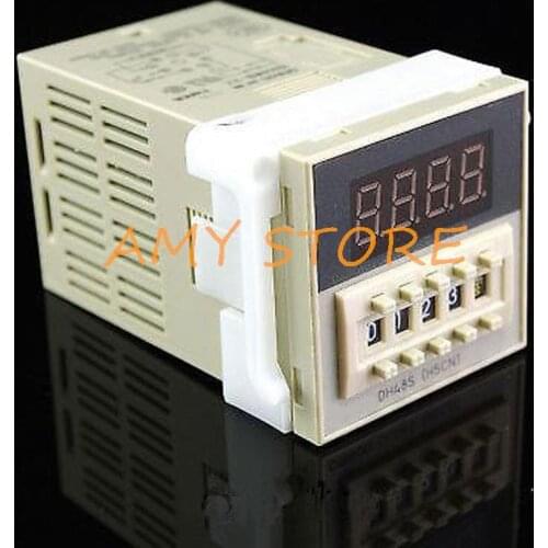 48 x 48 x 97mm 220VAC New Programmable Time Delay Relay Counter DH48S-2Z