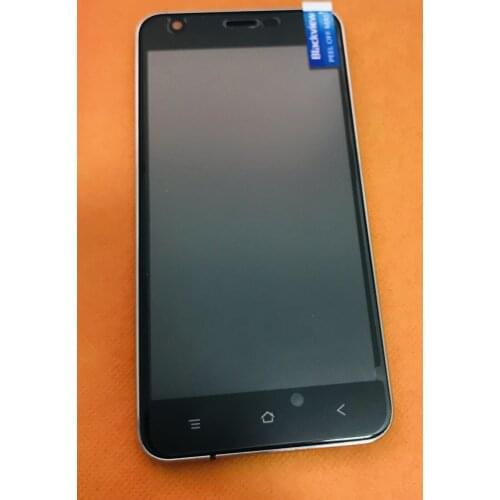 Original LCD Display Screen + Touch Screen + Frame for BLACKVIEW A7 MTK6580 Quad core 5.0inch Free shipping