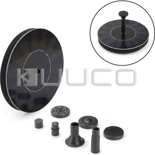 Floating Solar Powered Water Pump DC 7V 160L/H Water Pump Landscape Decoration for Birdbath/Garden/Pond Pool/Fountain etc