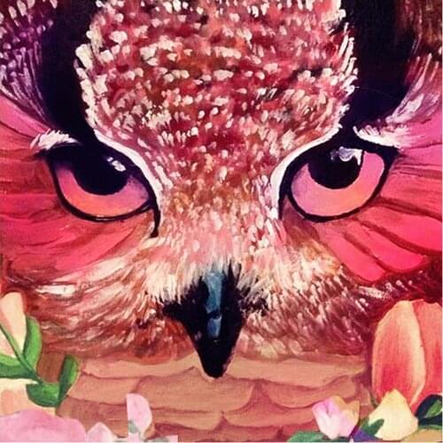 Full round diamond painting owl birds embroidery mosaic diamond dotz craft rhinestone picture puzzle toy drawing wall decor