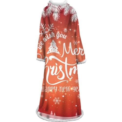 Christmas Pattern Flannel Warm Reusable Soft Multifunctional Gift Decorative Easy Clean Blanket Quick Dry Printed Throw Home