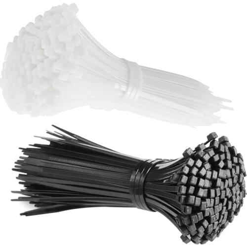 Self-locking Strong Nylon Cable Ties 3*100/150/200mm Industrial Supply Fasteners Hardware Cable Zip Electrical Wire Wrap 300pcs