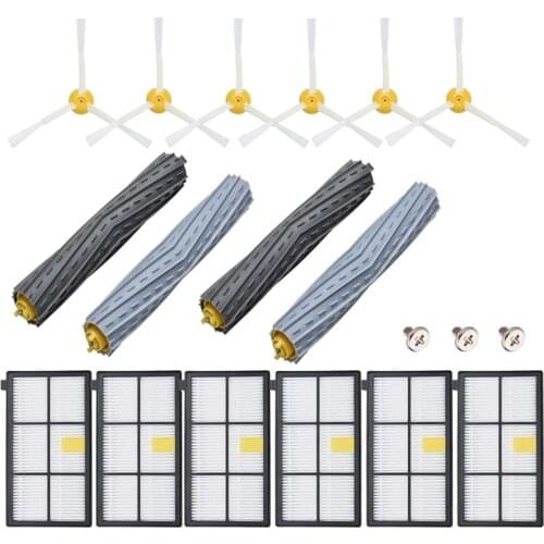 Replacement Parts Accessories Compatible for IRobot Roomba 980 860 870 Filter Brush Roller Vacuum Cleaner Replenishment
