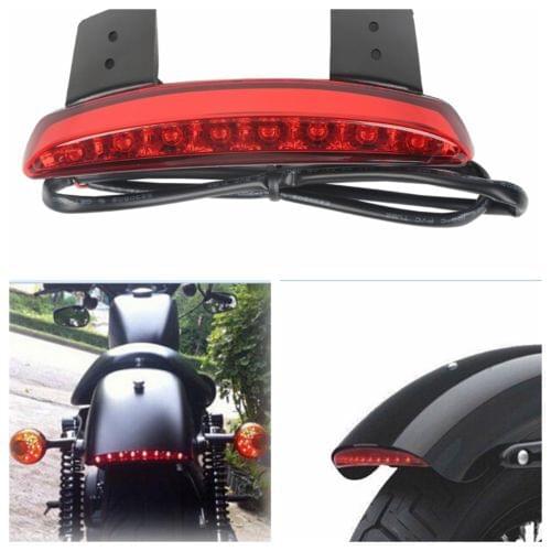 TCMT Motorcycle Rear Fender Edge LED Tail Light For Harley Sportster XL883L XL883N Iron XL 1200V 1200C 1200N 1200L/R