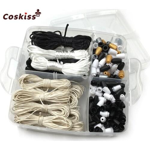 DIY Nursing Jewelry Combination Package Mixed Colour Breakaway Safety Clasp And Cord Baby Teether Toys Set