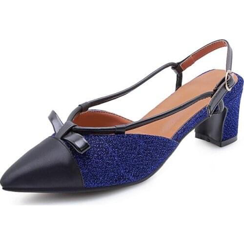 Big Size ladies high heels women shoes woman pumps Tipup single shoe lady