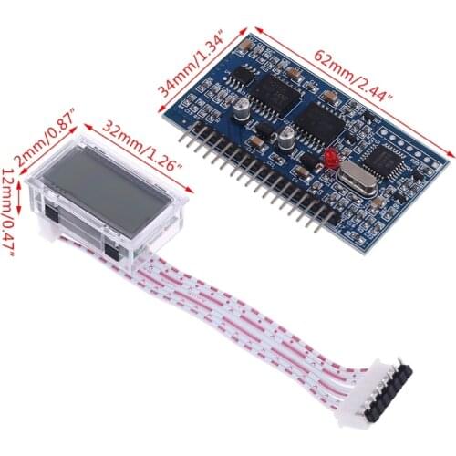 1 Set DC-DC DC-AC Pure Sine Wave Generator Inverter Boost Driver Board EGS002 + IR2110 LCD Driver Module DIY Replacement