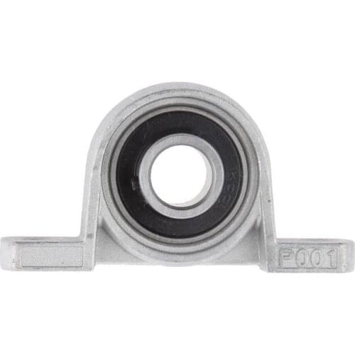 1pcs Zinc Alloy Diameter 8mm 10mm 12mm Bore Ball Bearing Pillow Block Mounted Support KP08 KP000 KP001 KP003