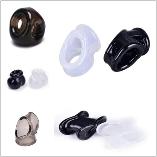 1Pc Penis Sleeve Scrotal Binding Ring Sex Toys for Men Adult Product Male Delay Ejaculation Penis Ring Chastity Cage Cock Ring